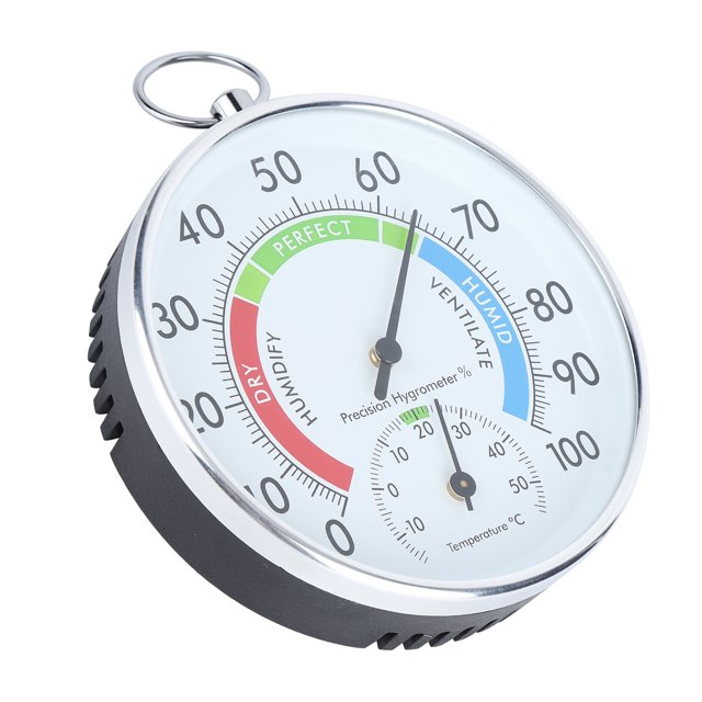Wall Hygrometer, Hygrometer, Portable for Warehouse Office Home