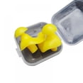 thumbnail image 3 of 1 Paire de Bouchons d'Oreilles de Natation en Silicone Imperméables avec Boîte de Rangement-Vert-, 3 of 9
