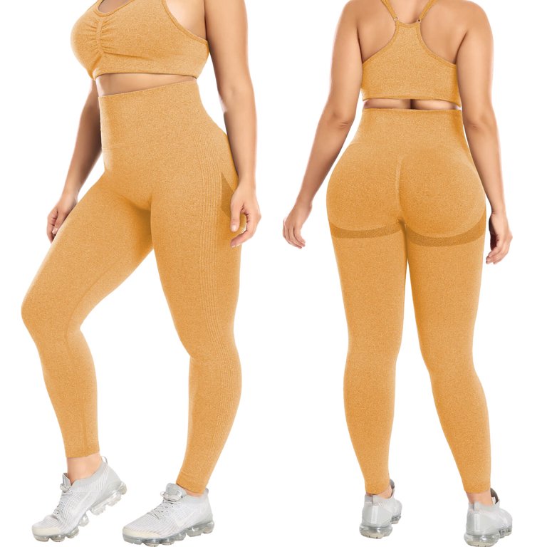 VASLANDA Butt Lifting Workout Leggings for Women, Scrunch Butt Gym Seamless  Booty Tight