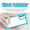 thumbnail image 5 of Feishell Clear Case for Samsung Galaxy A13 5G 6.5 inch,Shockproof Hybrid Soft TPU Bumper Anti-Scratch Hard Acrylic Back Transparent Slim Phone Case Cover,Skyblue, 5 of 8