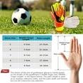 thumbnail image 2 of Soccer Goalkeeper Gloves, Non Slip Goalkeeping Gloves with Strong Grip & Protection, Professional Latex Soccer Goalie Gloves, Resistant & Breathable Soccer Goalie Gloves, 2 of 5