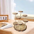 thumbnail image 1 of Runquan Wood Display Riser Home Decor Storage Shelf for Cosmetic Accessories Perfume 7 Platforms, 1 of 8