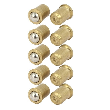 - Household Cabinet Door Brass Ball Catches Latch Catcher 5mm Dia 10pcs