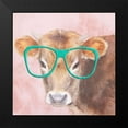 thumbnail image 2 of Phillip, Jamie 20x20 Black Modern Framed Museum Art Print Titled - Daisy Cow, 2 of 5