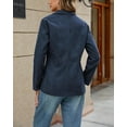 thumbnail image 6 of Women's Loose Corduroy Blazer Dressy Casual Fall Winter Versatile Outerwear, 6 of 6