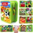 thumbnail image 1 of Busy Book Cobelae Montessori Farm para niños pequeños de 1 a 3 años, 1 of 8