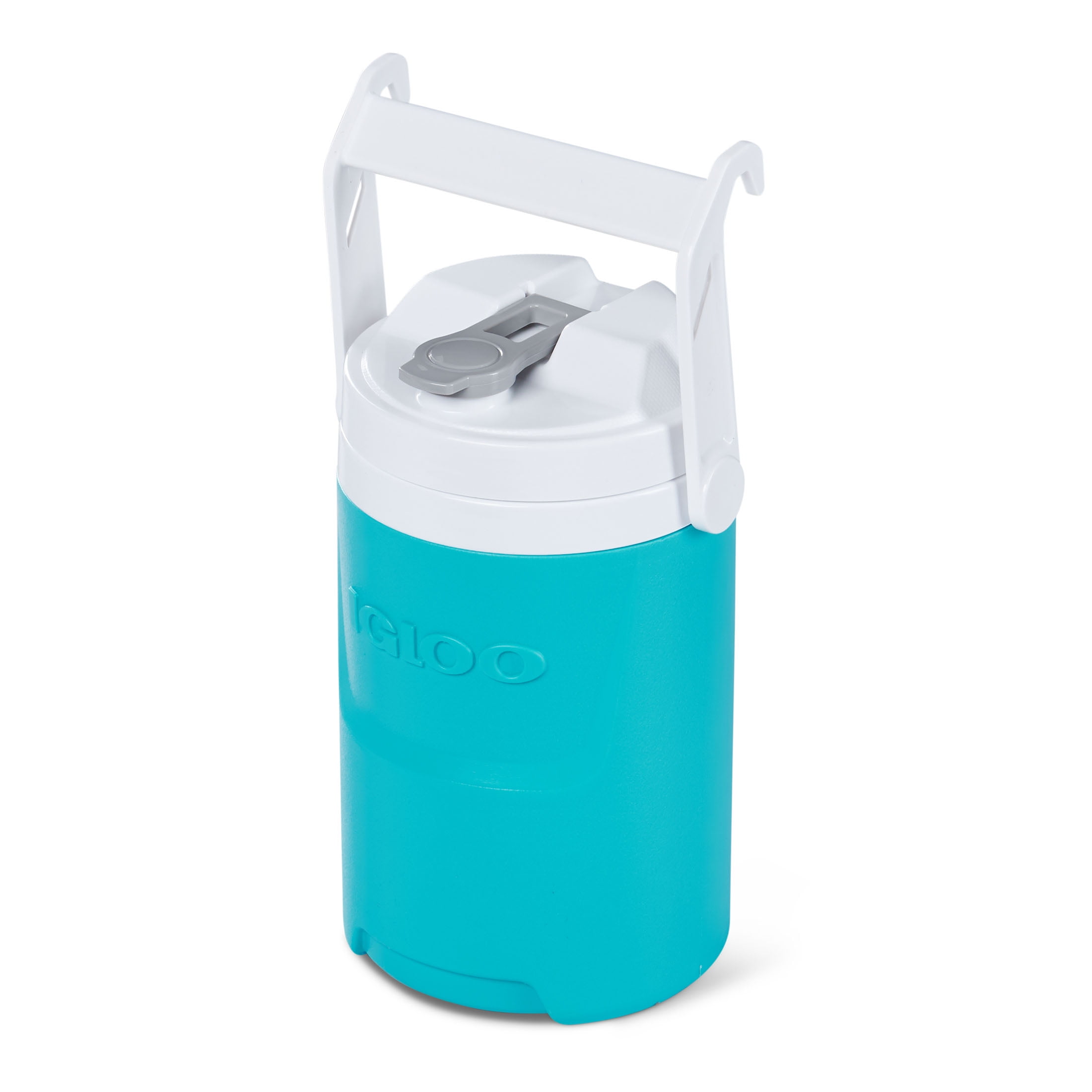 Igloo 1/2 Gallon Sports Beverage Plastic Jug with Hooks, Aqua