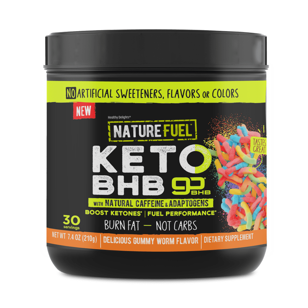 Keto BHB Powder Gummy Worm Flavor, 7.4 oz, 1 Pack