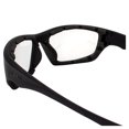 thumbnail image 6 of Epoch Eyewear Foam3 Padded Motorcycle Sunglasses Black Frames Clear Lens ANSI Z87.1+, 6 of 8