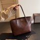 thumbnail image 2 of Bolso Hombro Mano para Mujer Color Sólido Cuero PU, 2 of 9