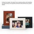 thumbnail image 4 of Picture Frame 6 Inch Leather Photo Frames, for Table Top Display and Wall Mount Photo Frame for Wedding or Home Decoration, 4 of 7