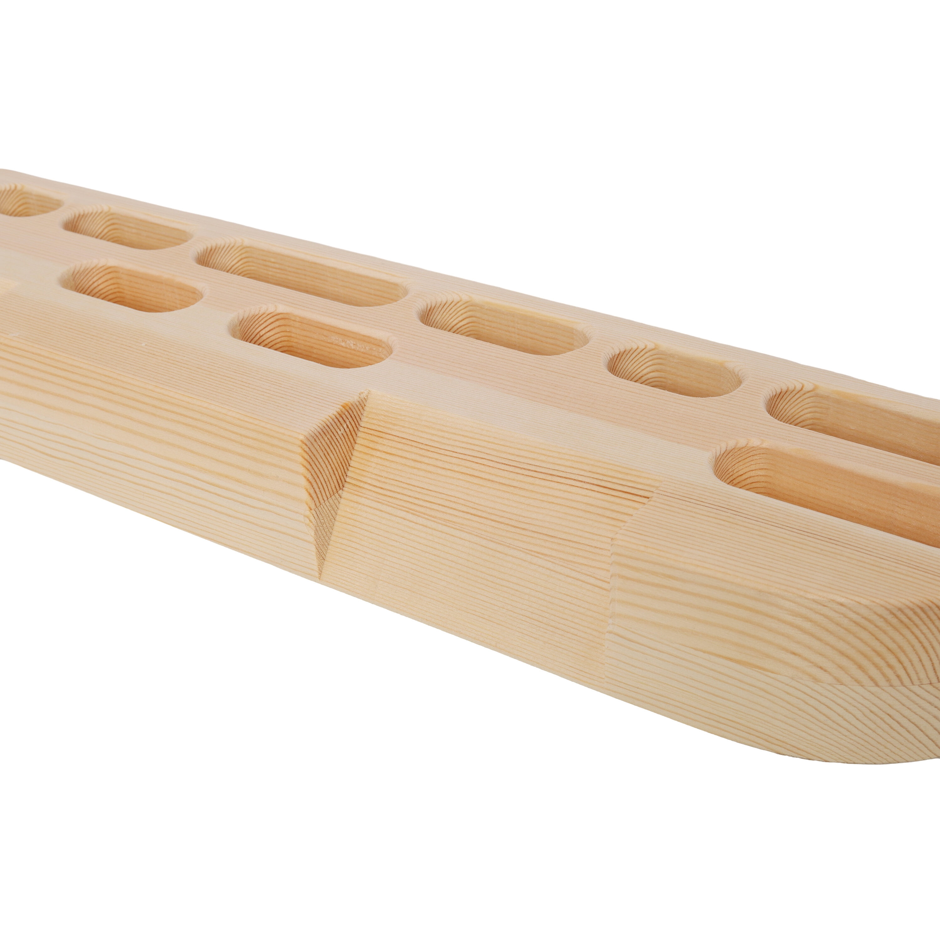 , Climbing Hangboard Rock Climbing Training,Rock Climbing Fingerboard, Wooden Climbing Board Trainer for Strengthen Fingers and Grip, Brown ,Wood ,