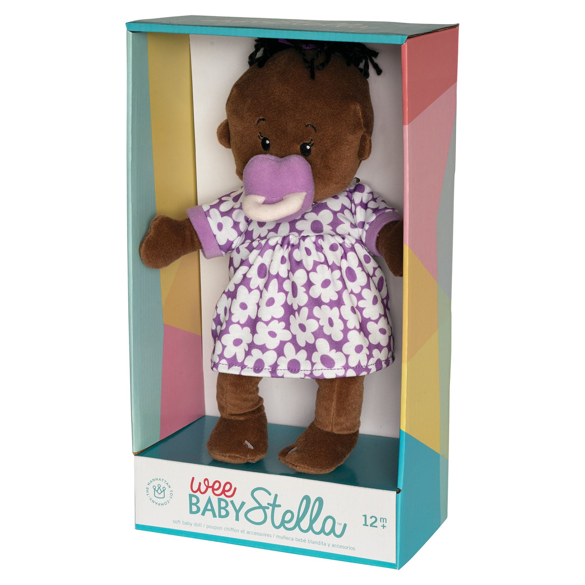 Manhattan Toy Wee Baby Stella Brown 12" Soft Baby Doll
