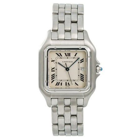 Pre-Owned Cartier Panthere De Cartier 130000C Steel 29mm  Watch (Certified Authentic & Warranty)