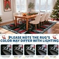 thumbnail image 7 of FairOnly Black 2'x10'Christmas RunnerRug for Bedroom Ultra Soft Festive Floor Mat for High-Traffic Areas Machine Washable Non Slip Low Pile Rug for Hallway, 7 of 7