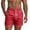 Red, variant on JTSRKL Mens Quick Dry Mesh Liner Shorts Drawstring Gym Side Pockets Breathable Short Pants Lightweight Summer Workout Training Sport Bottoms