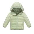 thumbnail image 3 of LangJing Girls and Toddlers' Lightweight Packable Hooded Puffer Jacket Little Big Kids Windproof Water-Resistant Warm Winter Jackets Coat, 2-13Years, 3 of 7