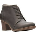 thumbnail image 2 of Clarks 26136356: Women's Sashlin Sue Taupe Leather Ankle Bootie (6.5 B(M) US Women), 2 of 7