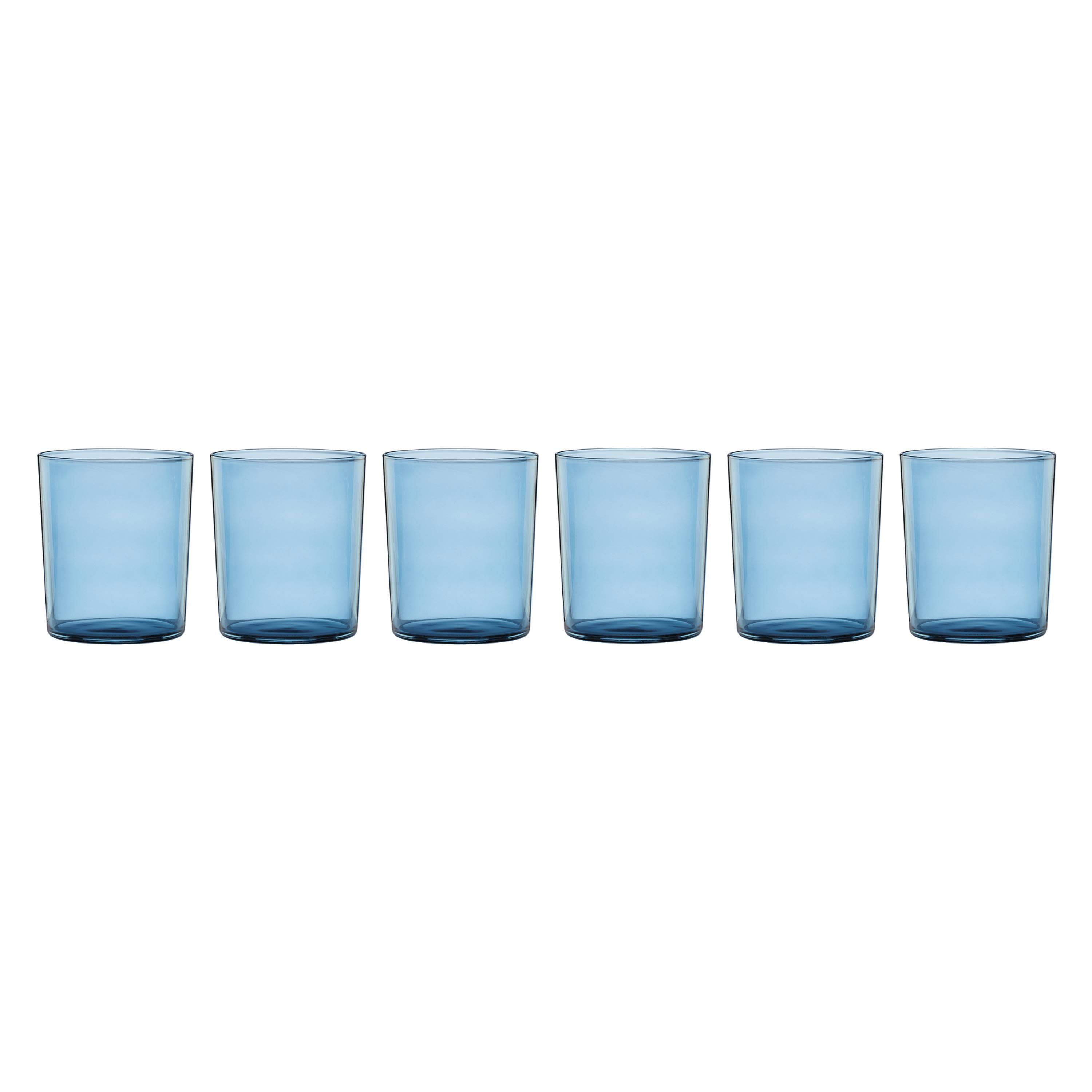 Oneida Stackables Entertain 365 Drinkware Set, Blue, 12 Pieces