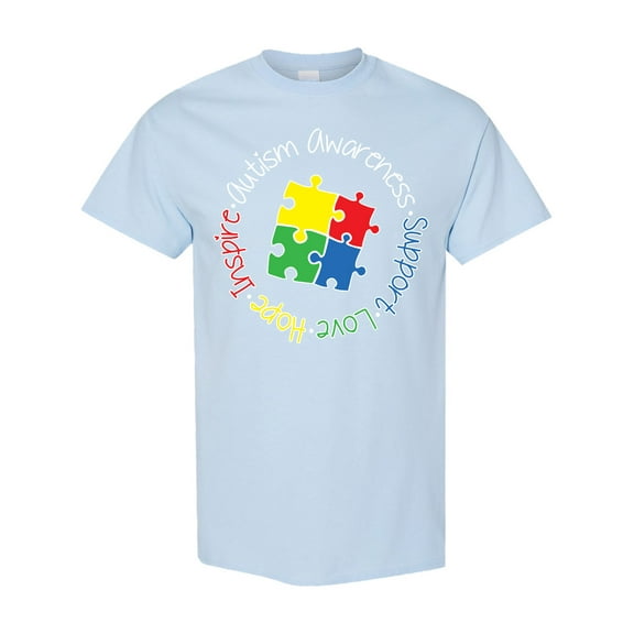Inktastic Autism Awareness Circle T-Shirt
