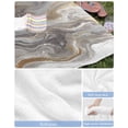 thumbnail image 6 of Gray Marble Beach Towels Oversized Super Absorbent, Farmhouse Vintage Abstract Ombre Texture Lightweight Bath Towel Quick Dry Sets For Bathroom/Pool/Rv Camping/Beach Play/Gym Room/Picnic 35"x70", 6 of 8