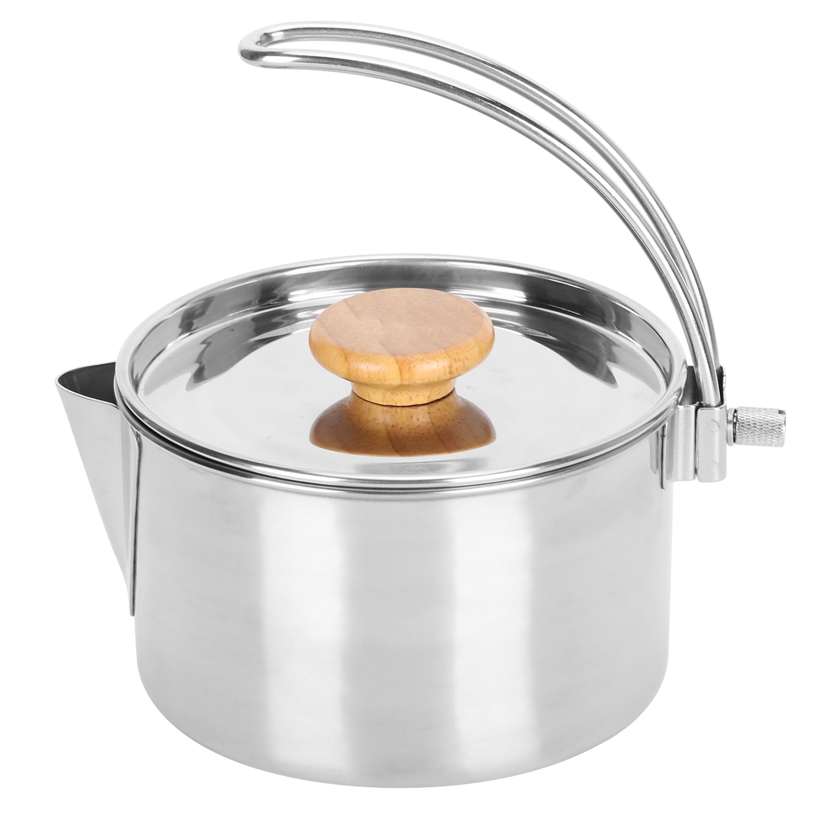 EOTVIA Stainless Steel Kettle Portable Folding Coffee Tea Pot For