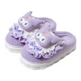 thumbnail image 1 of LILELIS Ladies Winter Fashion Cute Doll Drag Home Warm Comfortable Slippers, 1 of 4