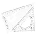 thumbnail image 6 of LEORX Triangular Ruler Set Transparent Plastic 2Pcs For Drawing And Measuring, 6 of 8