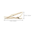 thumbnail image 2 of LIFKOME 2Pcs Tie Clips Business Copper Material for Strong Grip for Mens Suit Accessory, 2 of 8