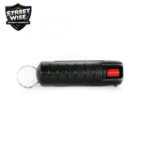 Lab Certified Streetwise 18 Pepper Spray, 1/2 oz. Hard Case BLACK