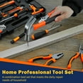 thumbnail image 5 of 105 Piece General Household Tool Set in Toolbox Storage Case with Essential Hand Tools for Everyday Home Repairs, DIY and Crafts, 5 of 7