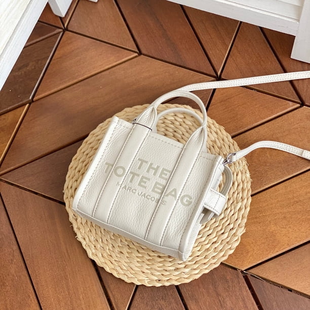 MJ Tote Bag New Style marc jacobs Super Mini Bolso De Cuero Tamaño : 18/15 5/9cm
