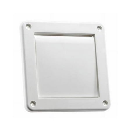 

4 in. Single Flap Louver White - Pack of 16