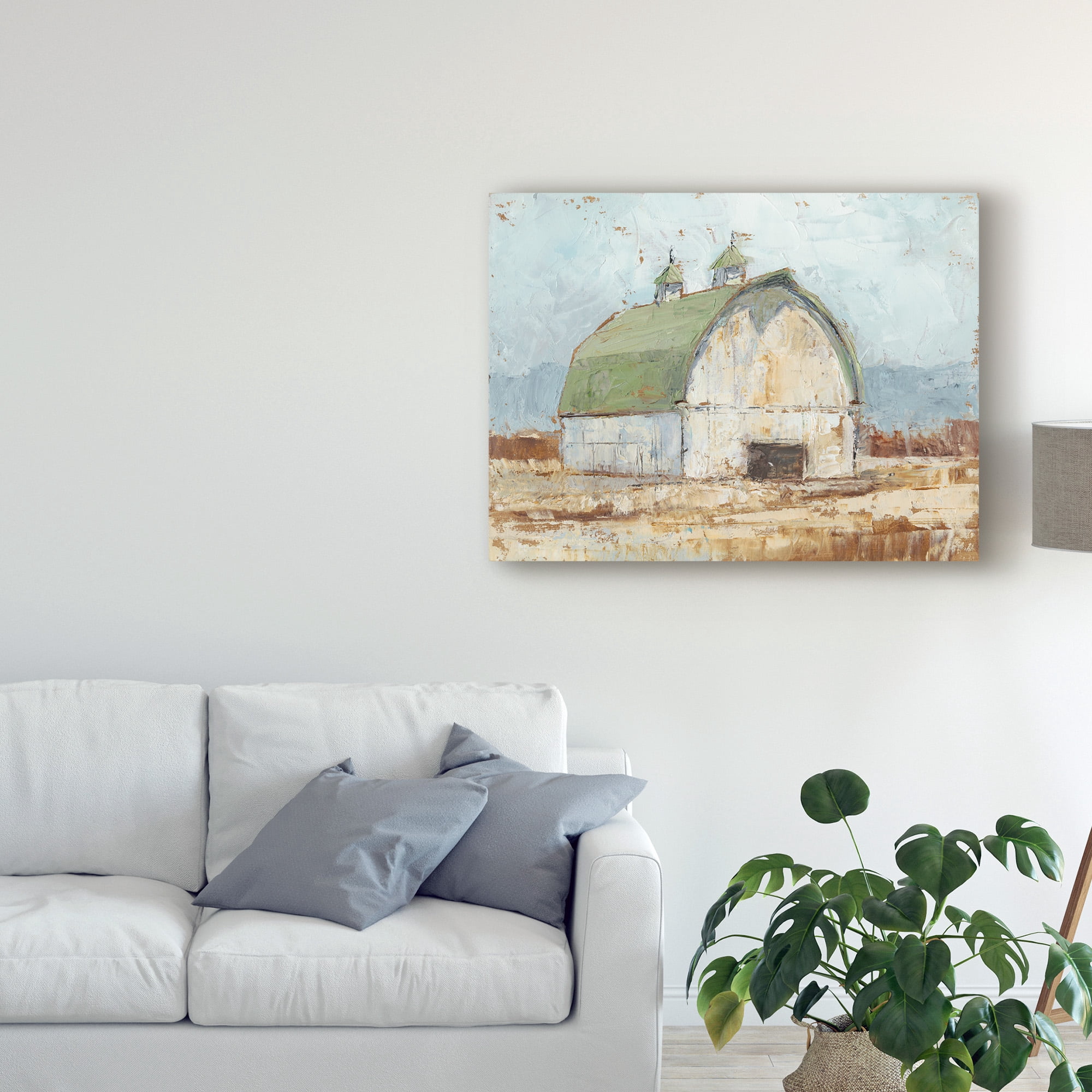 Trademark Fine Art 'Whitewashed Barn III' Canvas Art by Ethan Harper