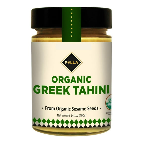 Pack of 6 Pella Tahini Greek Organic 14.01 oz