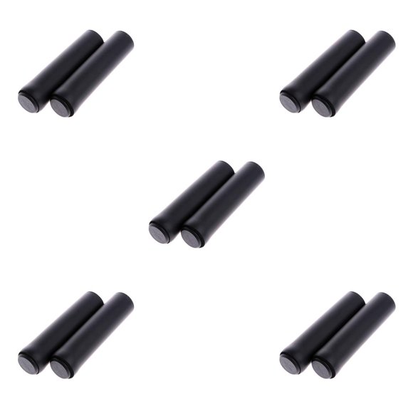 heritaly 1 Paire de Poignées de Guidon de Vélo Ajustables Couverture de Vélo de Montagne Confortable Antidérapante Verrouillage Sport Extérieur Noir 5Ensemble