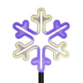 thumbnail image 2 of Kurt Adler AD2822 26 in. LED Snowflake Yard Stake Set, Multi Color, 2 of 5