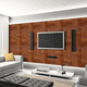 thumbnail image 2 of "Paneles Decorativo 3d De Caoba Para Paredes 50x50cm 10pcs Belug, Marron ", 2 of 5