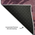 thumbnail image 5 of Addison Rugs Mayfield Premium Machine Washable Transitional Swirls Garnet Rectangle Rug, 8' x 10', 5 of 6
