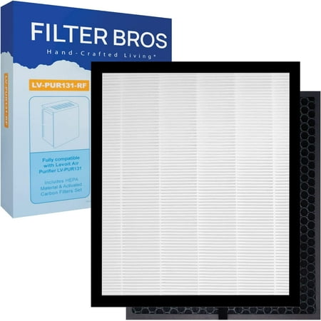 Bros LV-PUR131-RF HEPA + Carbon Replacement Set Fits PUR131