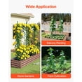 thumbnail image 6 of 50 Pack 57.28 Inch Plastic Coated Metal Tomato Garden Stakes with Pointed End and Non Slip Bumps for Climbing Plants and Outdoor Vegetables Support, 6 of 6