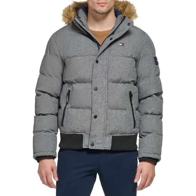Chaqueta Tommy Hilfiger acolchada de tela ártica tipo bomber