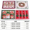 thumbnail image 4 of Navidad Felpudo De Bienvenida Impermeable Antideslizante Felpudo De Goma Duradero Alfombras Delanteras Para La Entrada Decoración Navideña Speravity HA046208-04, 4 of 6