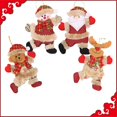 thumbnail image 5 of Christmas Decorations Sale Santa Claus Snowman Tree Decorations 4pcs, 5 of 5