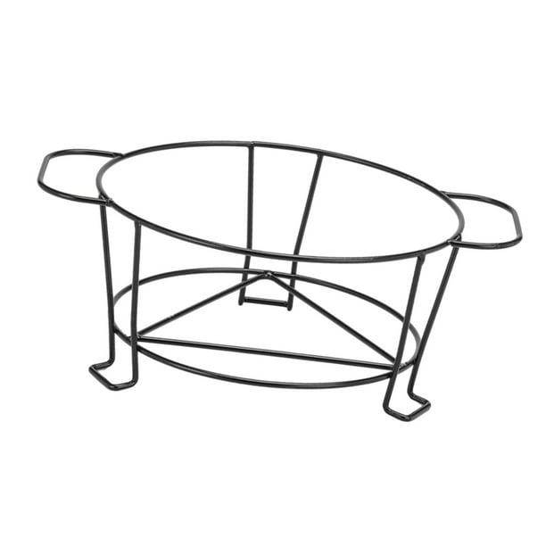 Soporte de estufa mayimx Acero inoxidable Rejilla para estufa Negro
