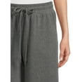 thumbnail image 5 of Time and Tru Women's Super Soft Hacci Cropped Wide Leg Pants, 2-Pack, Sizes XS-XXL, 5 of 5