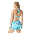 thumbnail image 4 of Coco Reef CAPRI BLUE Contours Cameo Printed Halter Bikini Swim Top, US 16/40D, 4 of 4