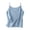 Light Blue, variant on Women's Tank Top ,Spaghetti Strap V Neck Summer Solid Color Blend SleevelessStretch (Yellow, 3X-Large)
