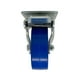 thumbnail image 4 of Rueda de 4 de goma termoplastica GOWU color AZUL CON herraje de placa giratoria CON freno Carga 180 kg, 4 of 8