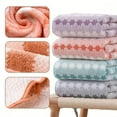 thumbnail image 4 of HAXMNOU Coral Fleece Bath Towel and Hand Towel Set, Ultra Soft and Super Absorbent for Quick Drying, Gentle Skin-Friendly Towels for Daily Bathroom Use and Spa Relaxation Moments, Orange, 4 of 5
